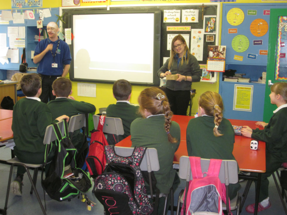 Waste and Recycling talk in school