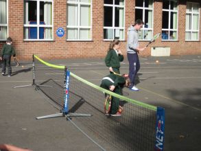 Tennis club in school