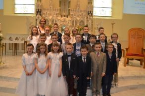P4 children celebrate their First Holy Communion